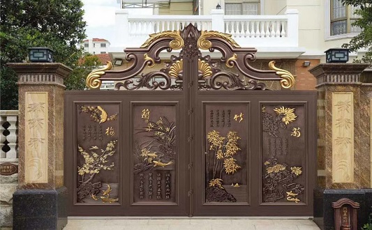 贛州鋁藝大門多少錢一平米？